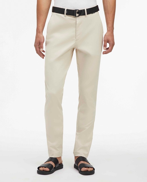 Imagen 0 de Chinos slim con cinturón de hombre