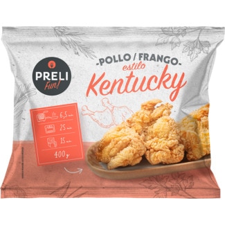 Frango Estilo Kentucky embalagem 400 g - Preli