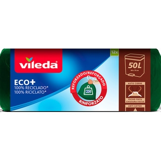 Saco Lixo Eco + 50L embalagem 12 unidades - Vileda