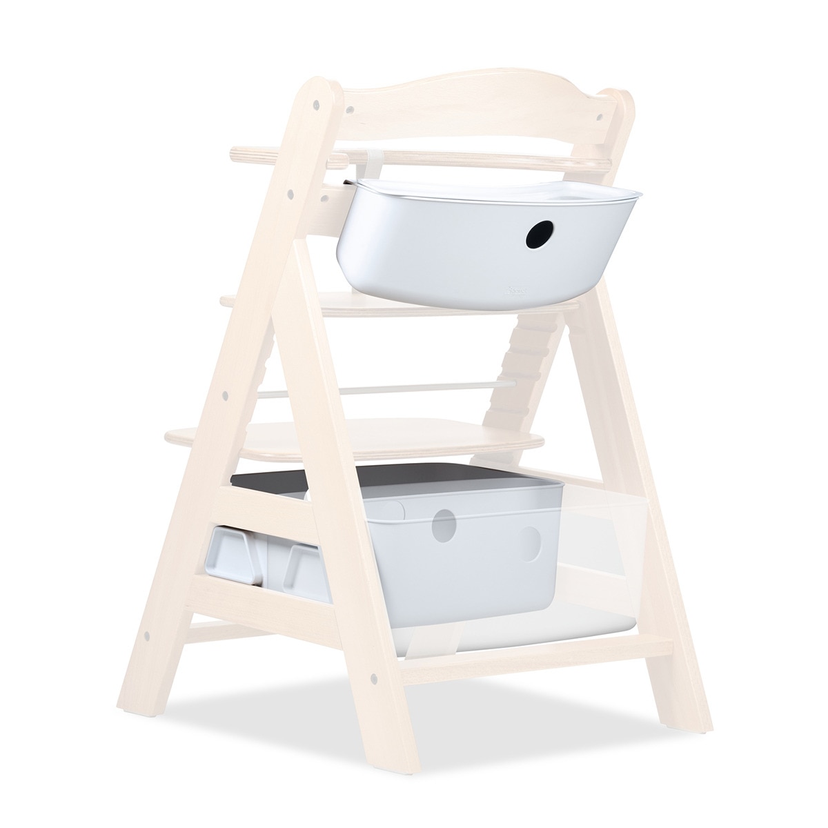 Caja almacenaje trona Hauck Alpha Box Set Blanco-14