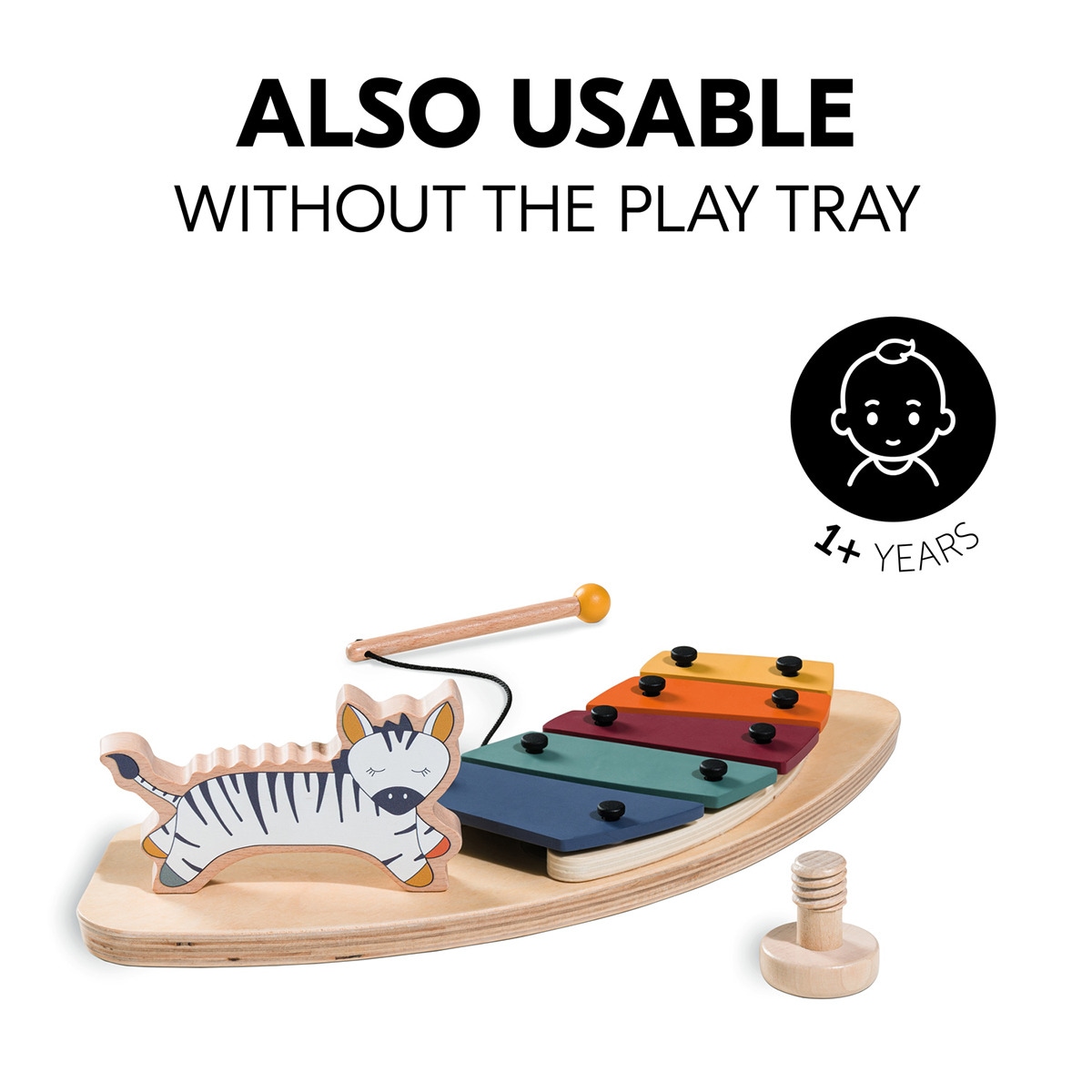 Juguete de Madera para trona evolutiva Hauck Play Music Multicolor-8