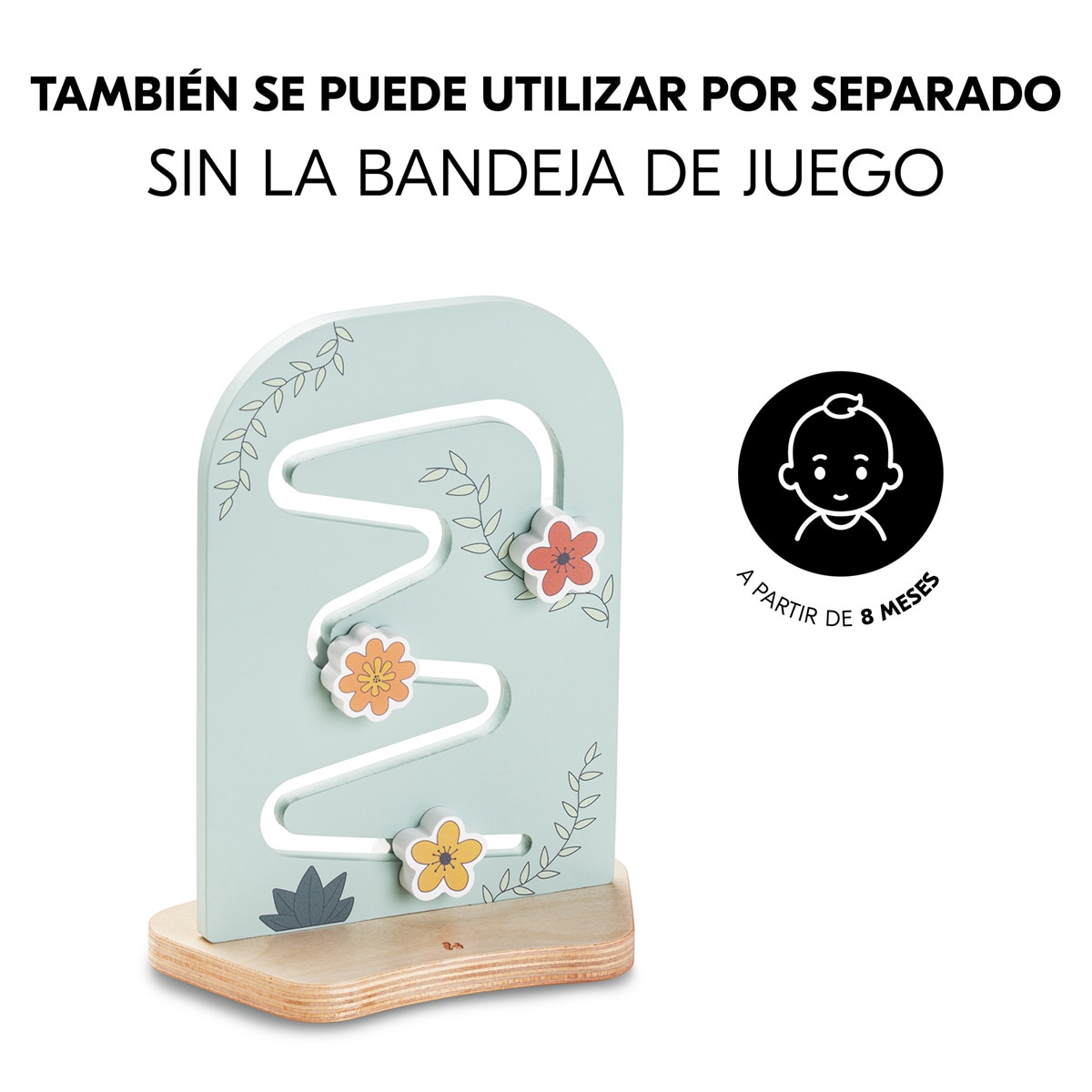 Brinquedo de Madeira para Cadeira de Refeição Evolutiva Play Planting Multicolor-7
