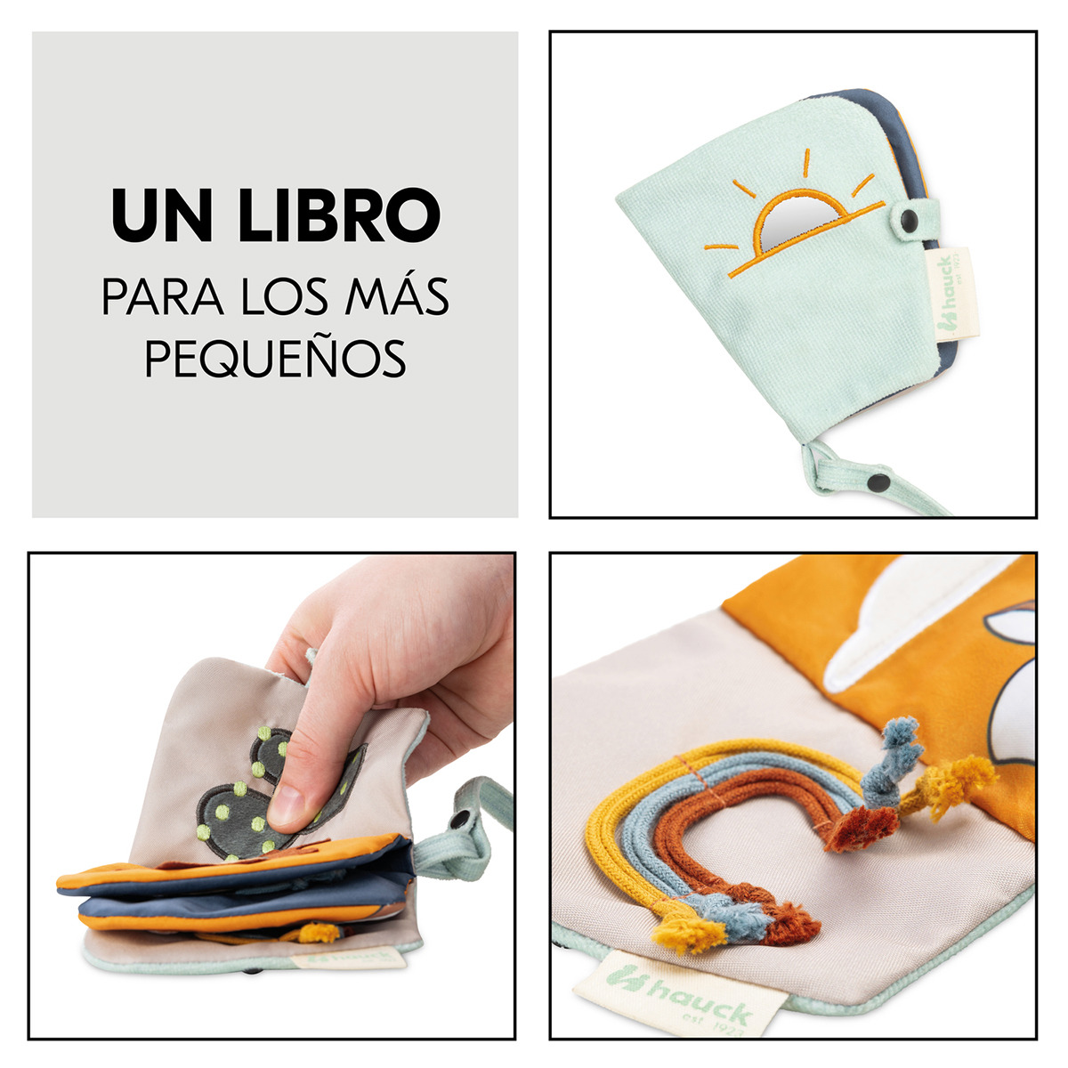 Brinquedo de Madeira para Cadeira de Refeição Evolutiva Play Reading Multicolor-3