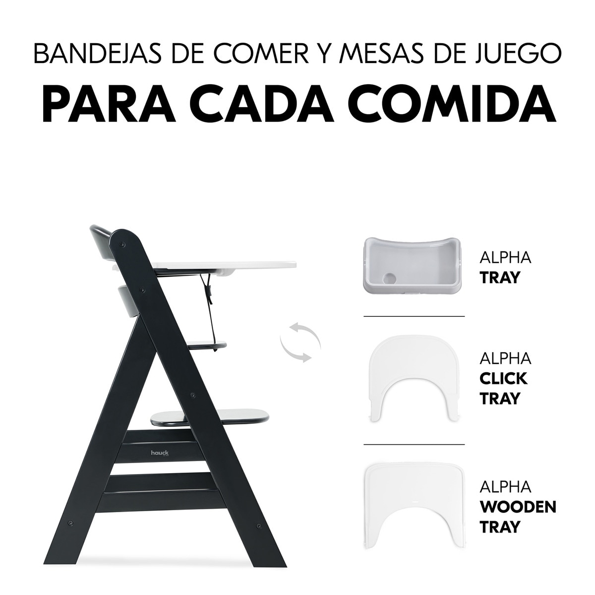 Cadeira de Refeição Evolutiva Alpha+ Preto-10