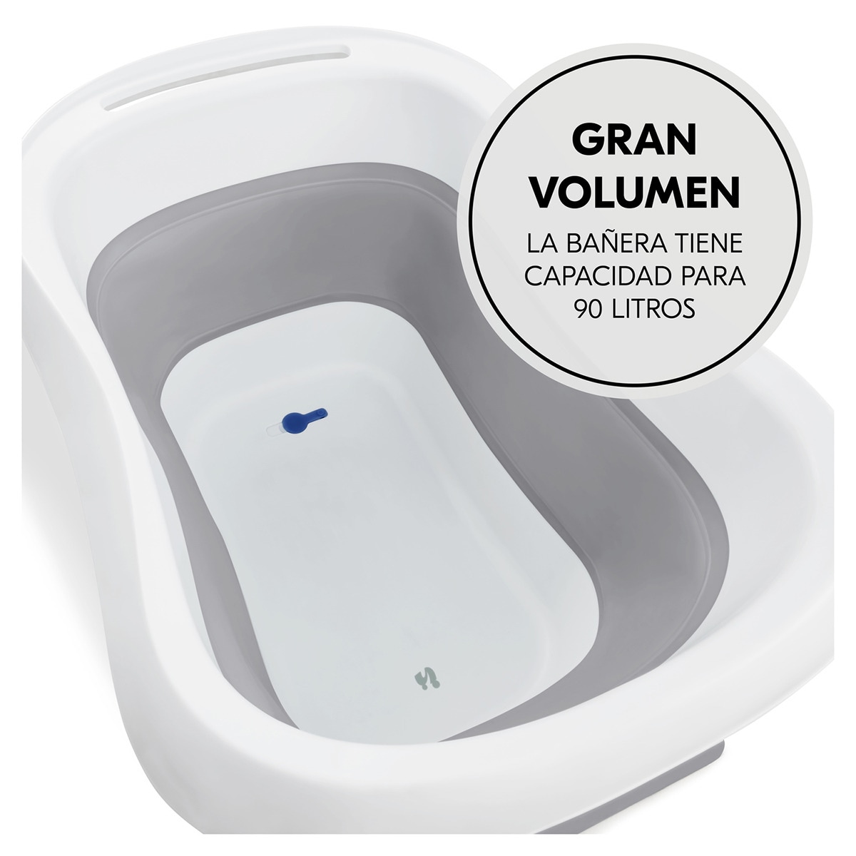 Banheira Dobrável XL Wash N Fold L Cinzento-claro-4