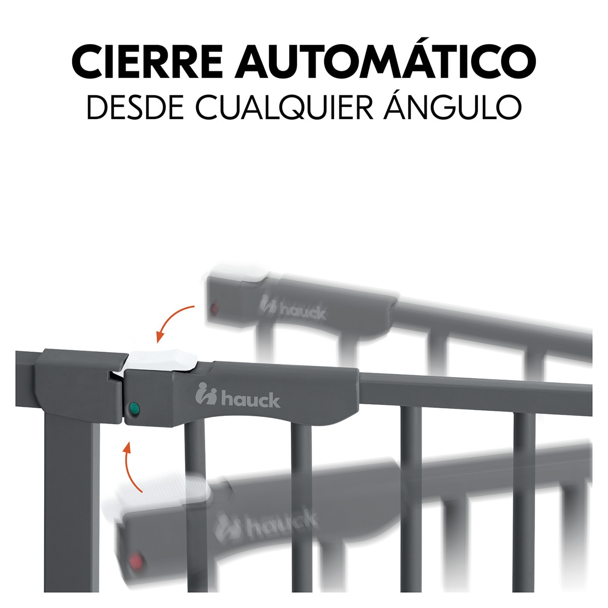 Barrera de seguridad  Hauck  Clear step Autoclose 2 Gris oscuro-9