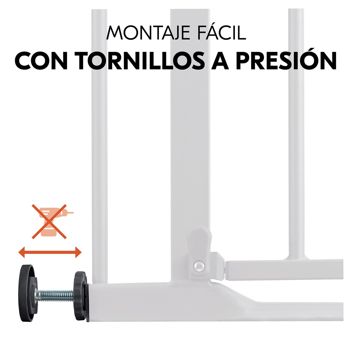 Barrera de seguridad  Hauck  Clear step Autoclose 2 Gris oscuro-14