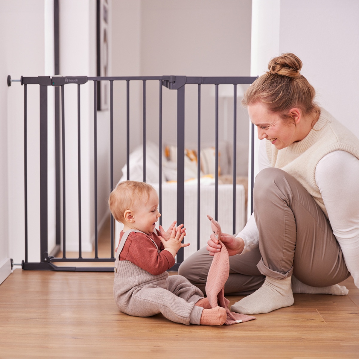 Barrera de seguridad  Hauck  Clear step Autoclose 2 Gris oscuro-19