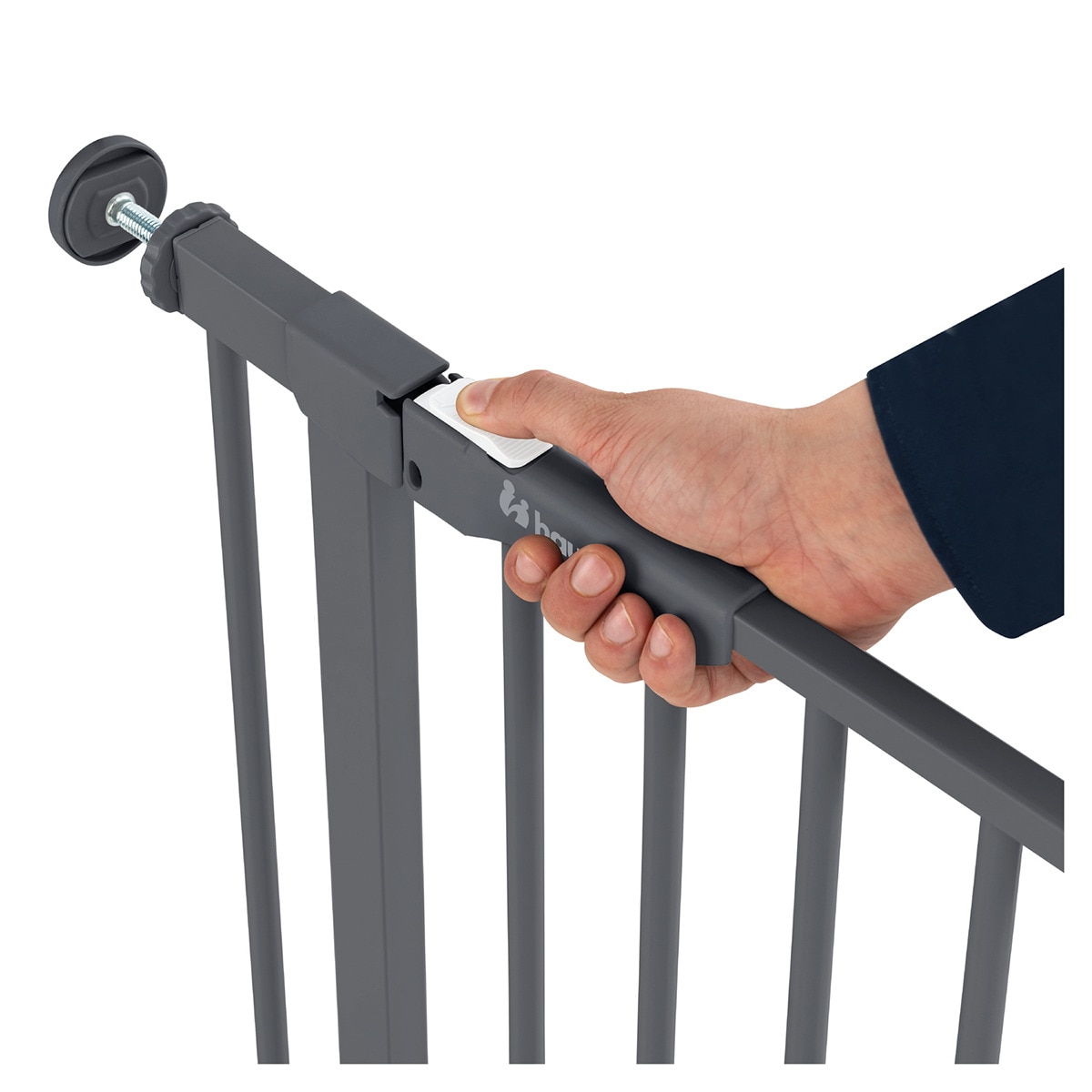 Barrera de seguridad  Hauck  Clear step Autoclose 2 Gris oscuro-3