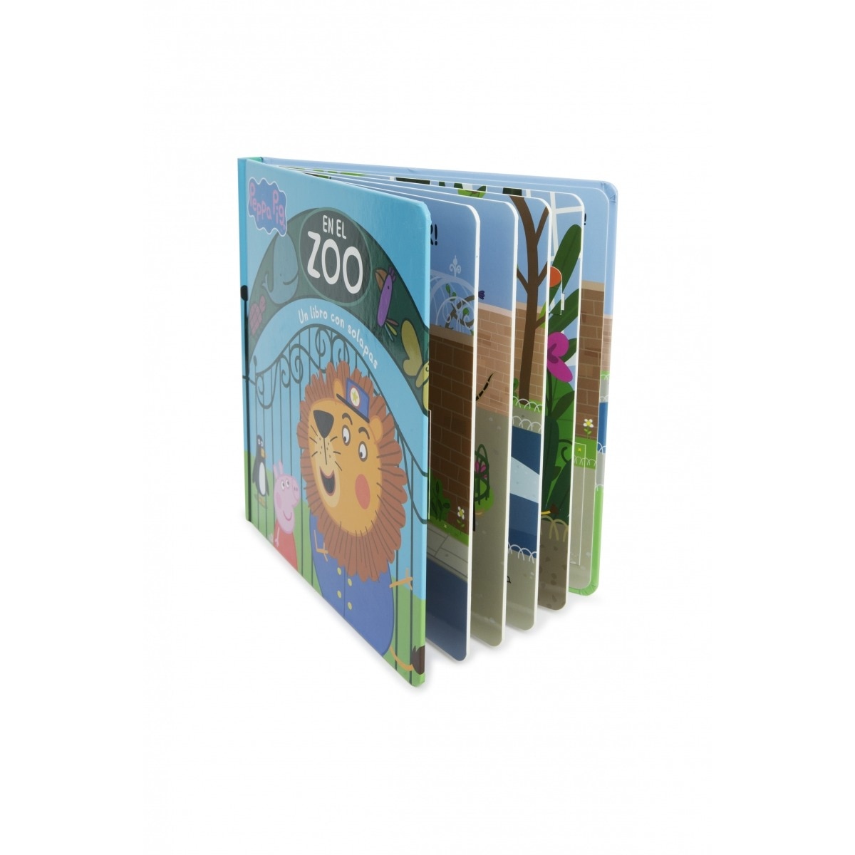 Peppa Pig. Libro de cartón con solapas - En el zoo: Libro con solapas 4