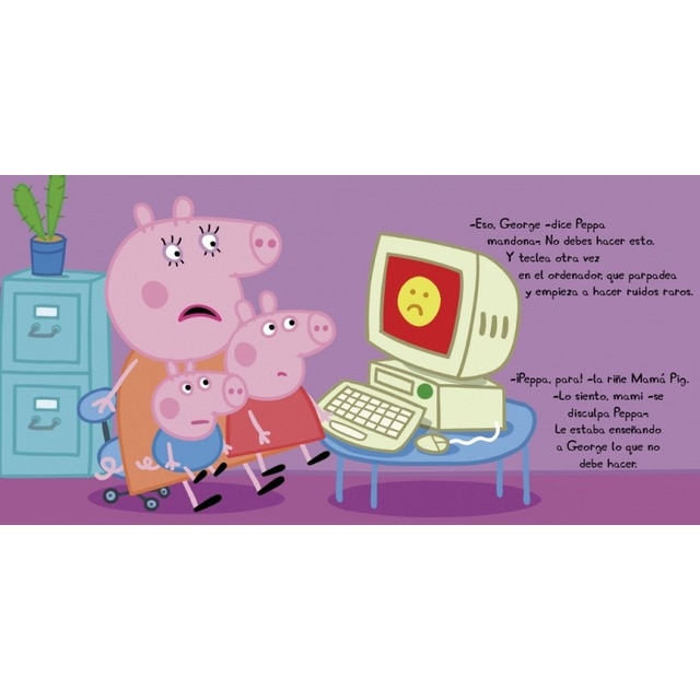 Peppa Pig. Un cuento - Peppa y el ordenador de Mamá Pig  (Tapa dura) 3