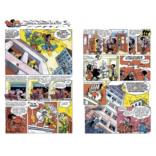 Superlópez 1 - Aventuras de Superlópez | El Supergrupo | ¡Todos contra uno, uno contra todos! | Los alienígenas | y otras ave  (Tapa dura) 3