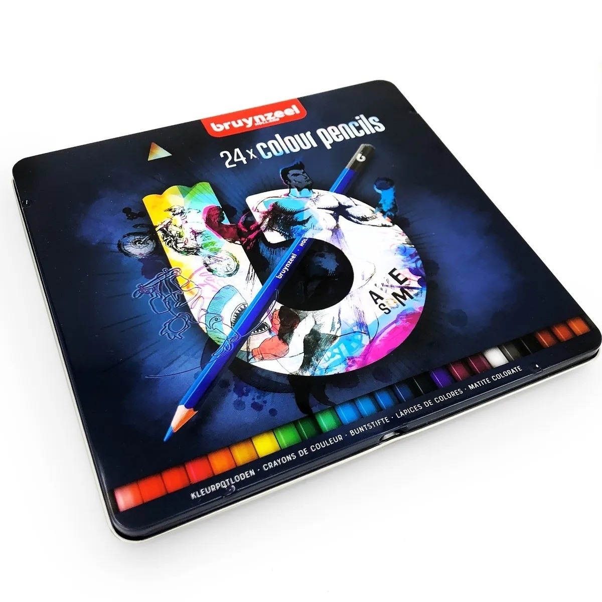 Imagem 0 de Caixa Metálica de 24 Cores - Multicolor