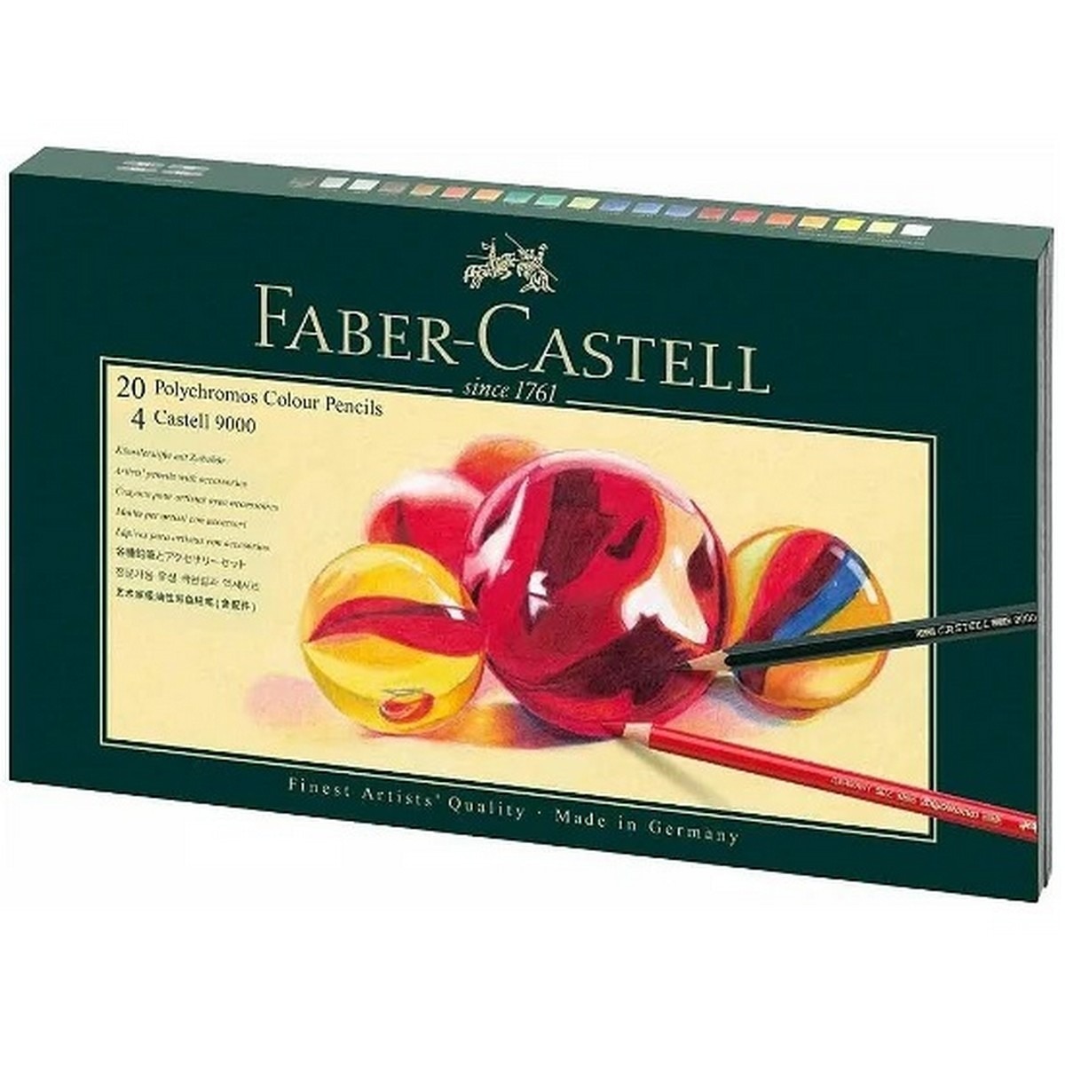 Imagem 0 de Caixa de Madeira Polychromos com 24 Lápis Faber-Castell