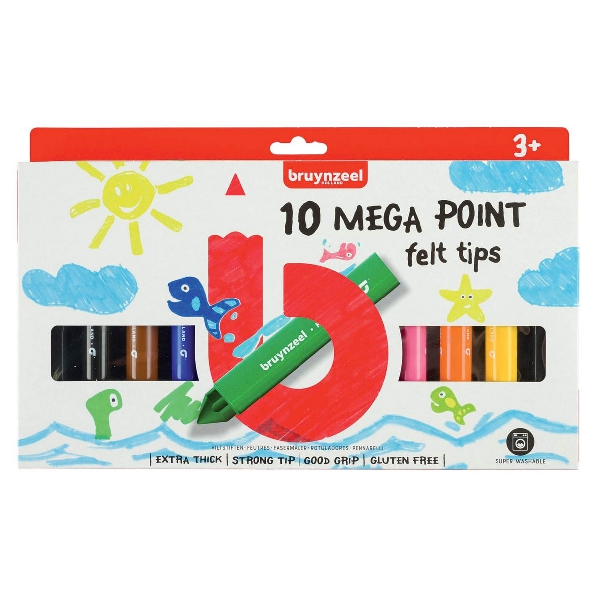 Conjunto 10 Sticks de Ponta Grossa Branco / Multicolor-1