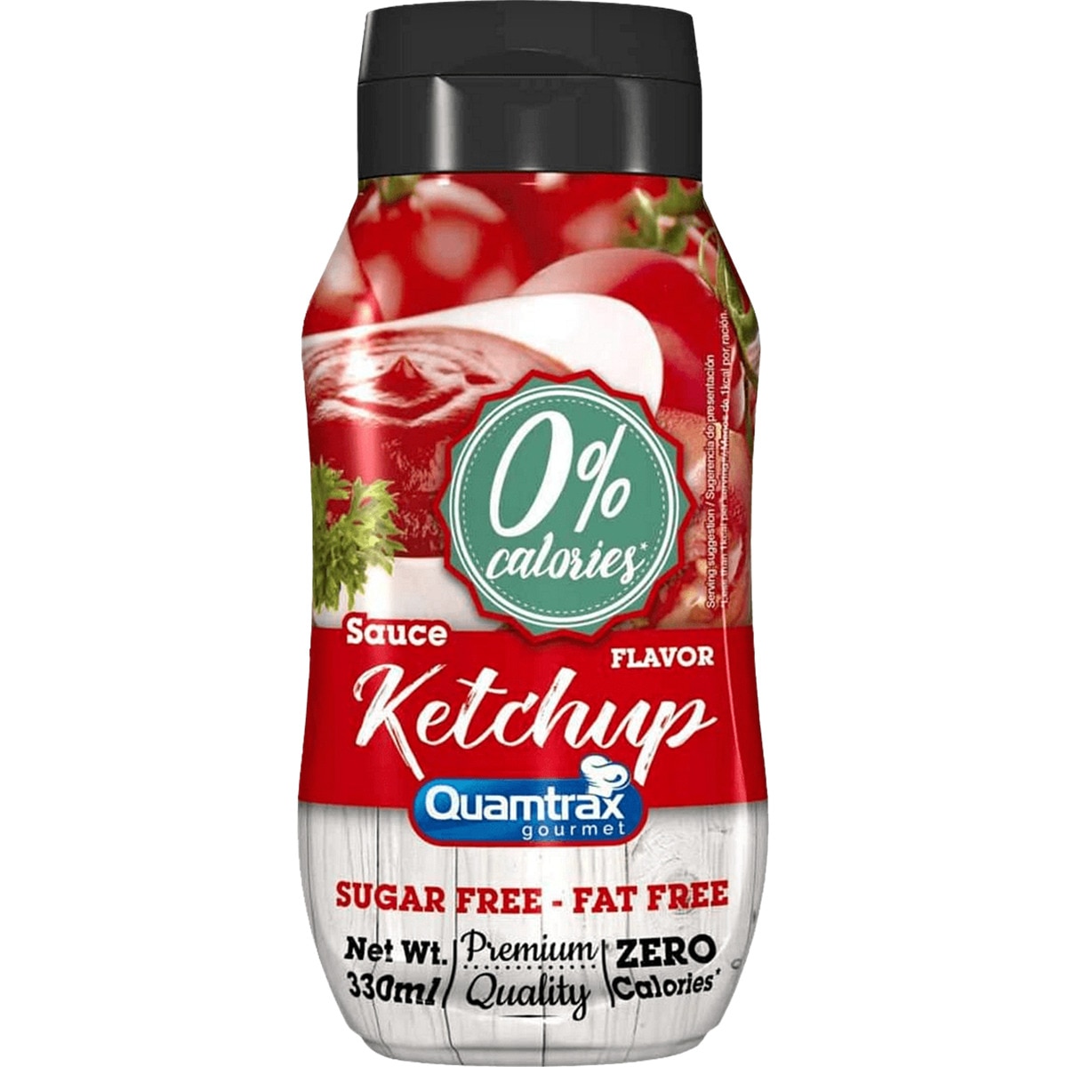 Gourmet 0% ketchup 0% azúcar 0% calorías bote 330 ml