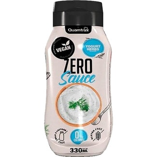 Zero salsa de yogur con hierbas sin gluten y sin lactosa bote 330 ml - Quamtrax