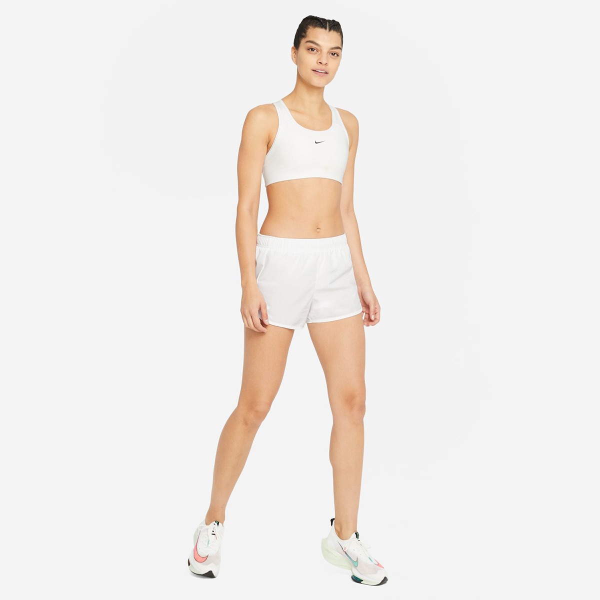 Calções de Mulher Fast Tempo Branco-7