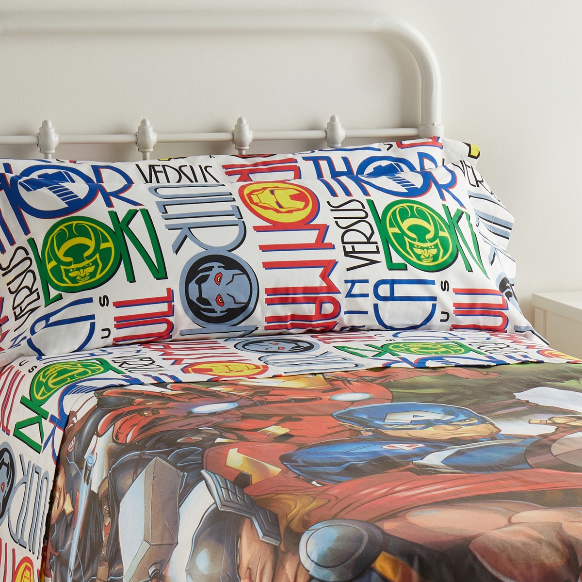 Juego de funda nórdica algodón Avengers 24 Marvel Multicolor-6