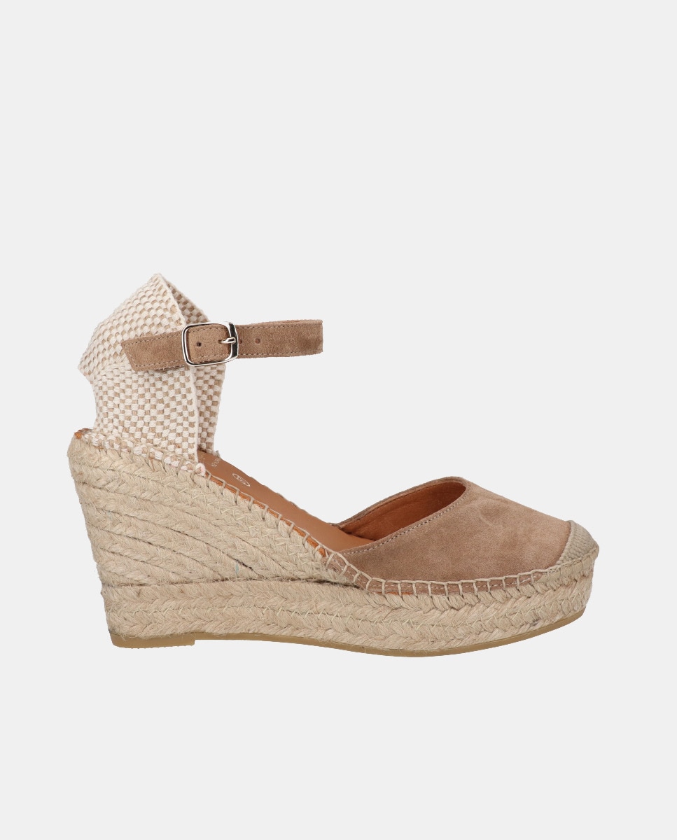 Imagem 0 de Alpercatas de Cunha com Plataforma e em Croute