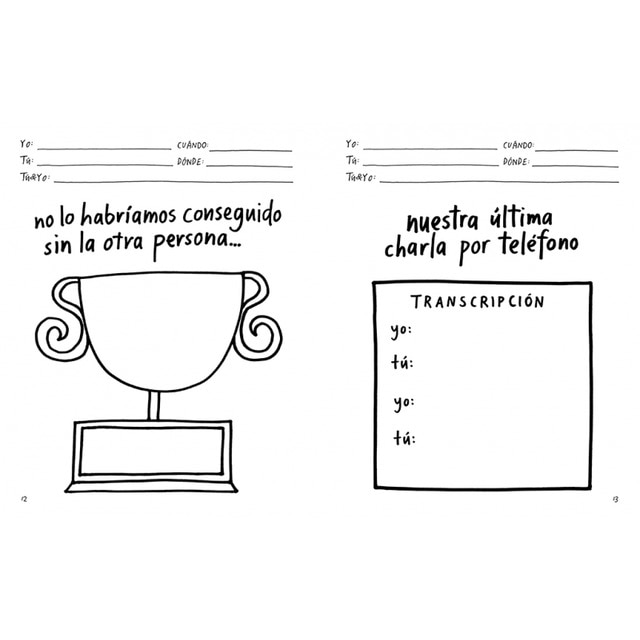 Tú, yo, nuestro libro: Para rellenar (Capa mole) 5