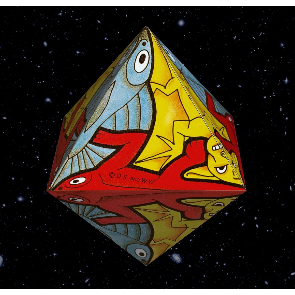 M.C. Escher. Kaleidocycles 15