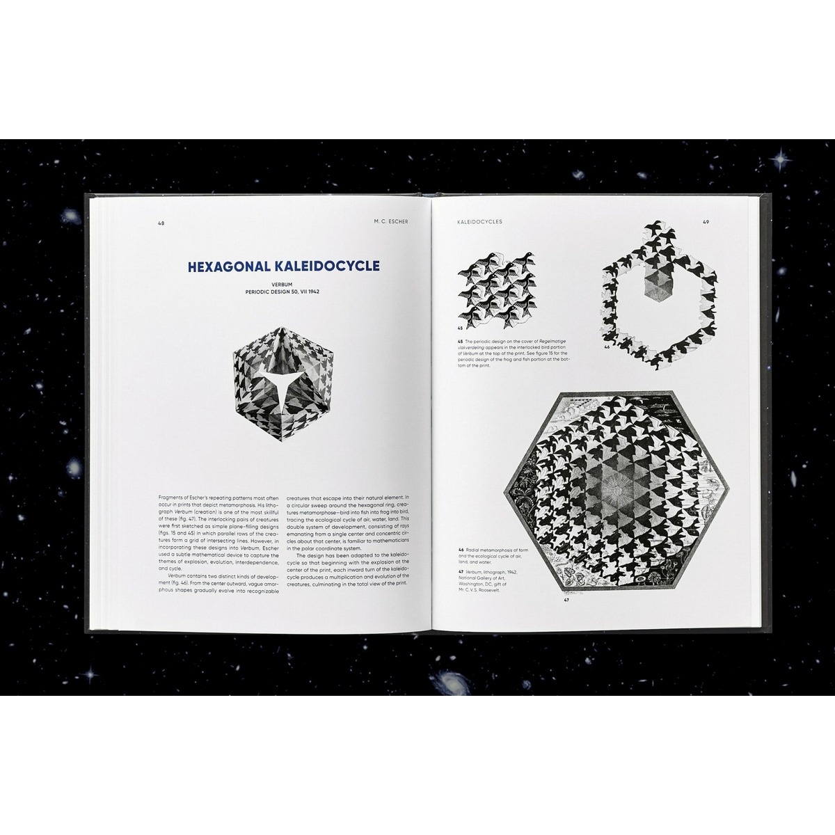 M.C. Escher. Kaleidocycles 16