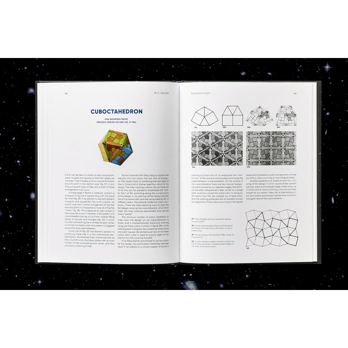 M.C. Escher. Kaleidocycles 18