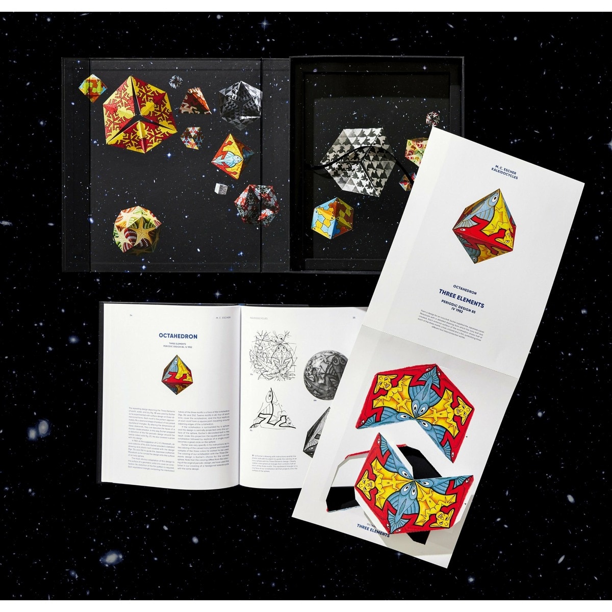 M.C. Escher. Kaleidocycles 2