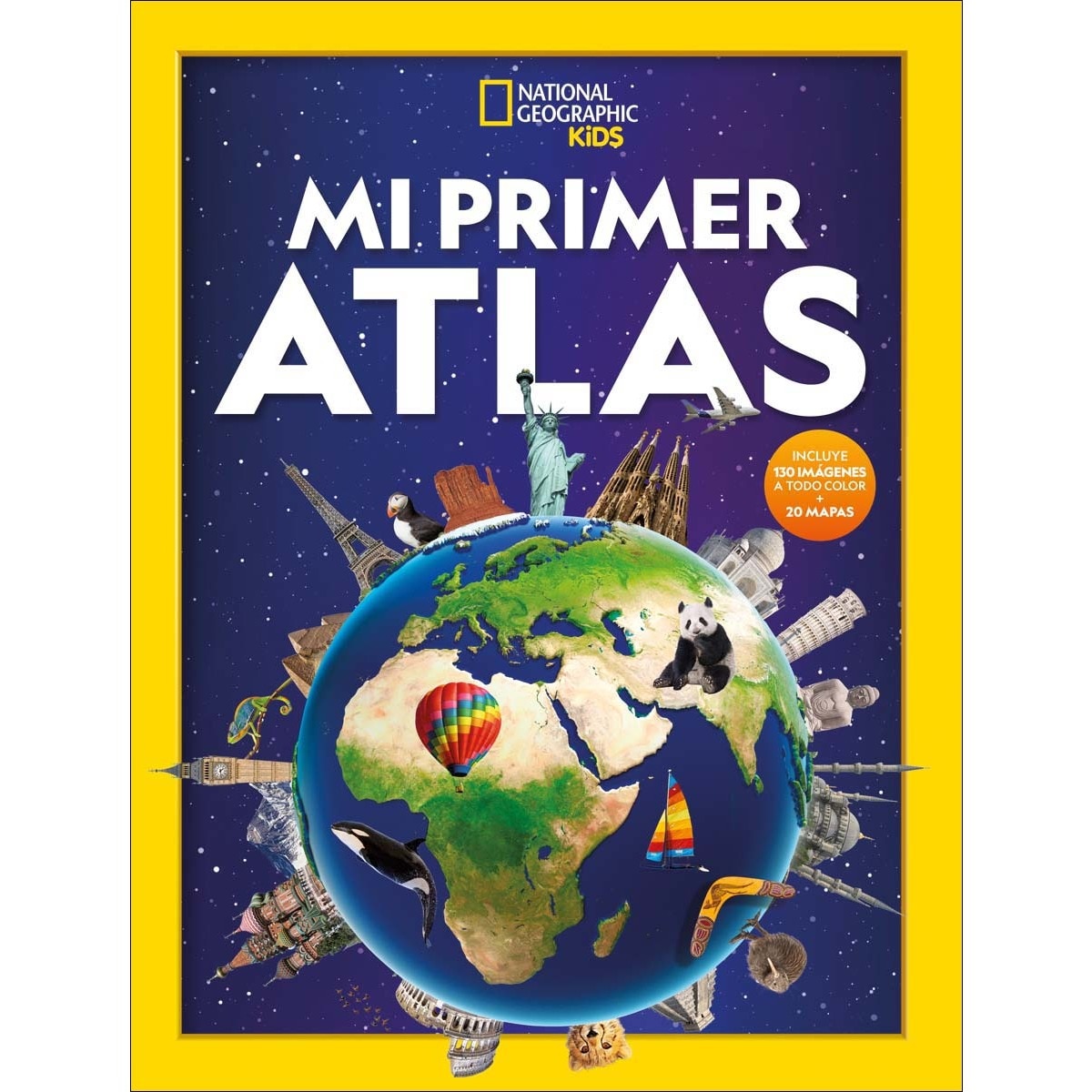 Imagem 0 de Mi primer atlas: Incluye 130 imágenes a todo color + 20 mapas (Capa dura)