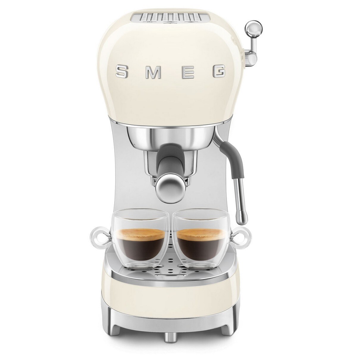 Máquina de Café Expresso Manual Smeg Anni 50 de 1350 W e de 15 bar Creme-4