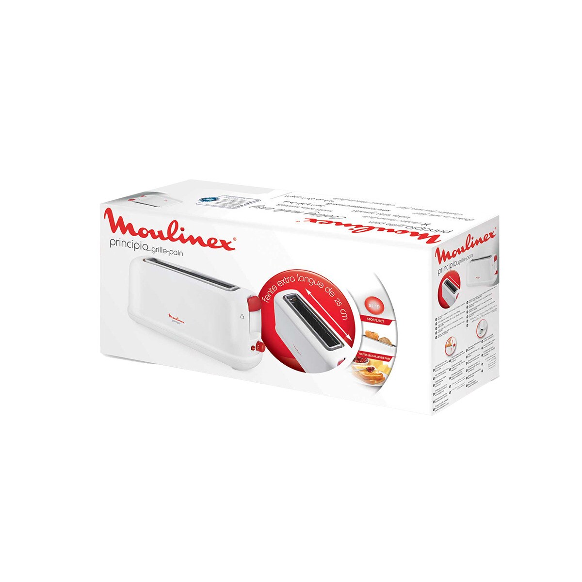 Tostador Moulinex Principio con ranura extra larga Blanco-7