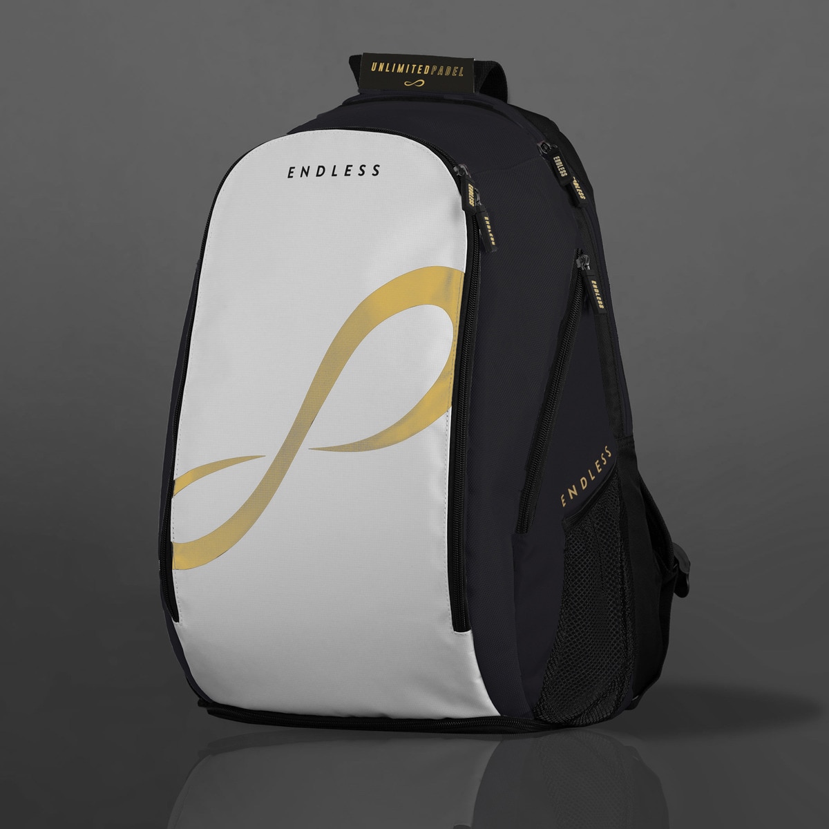 Mochila Icon Preto / Branco-1
