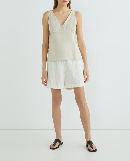 Imagen 0 de Top de mujer con lino