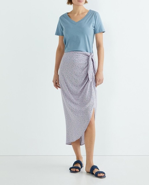 Imagen 0 de Falda pareo estampada