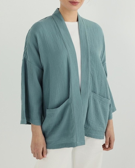 Imagen 0 de Kimono mujer tejido rústico