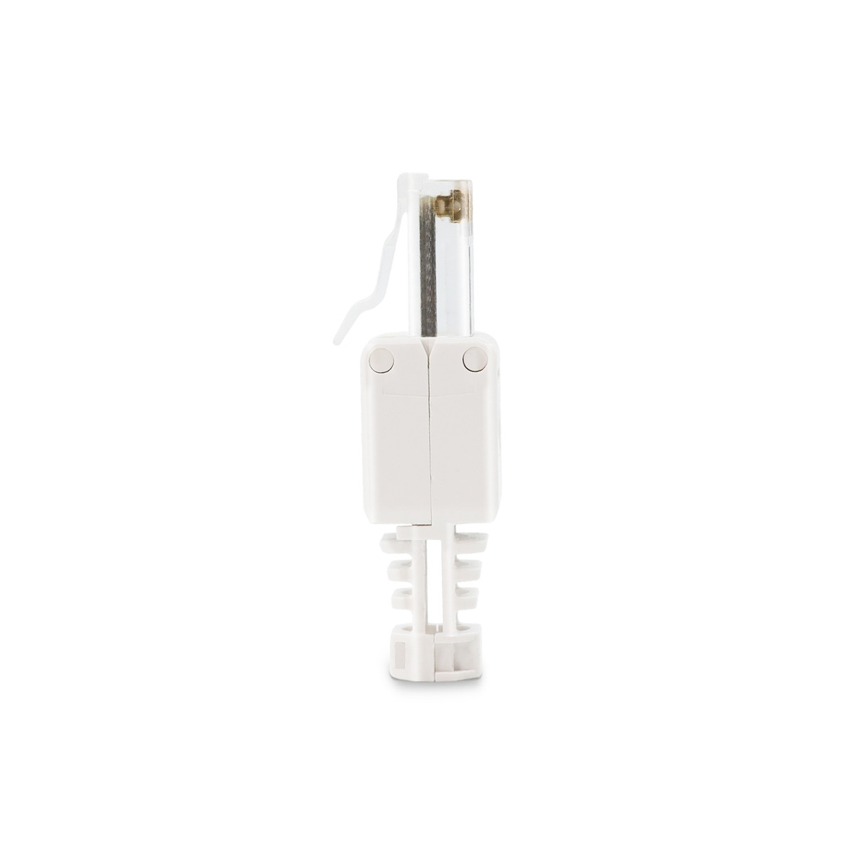 Terminal Ethernet RJ45 Auto-Instalável - 4 unid. Branco-4