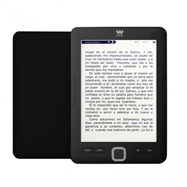 Imagen 0 de eReader Woxter Scriba 195 Negro, 4GB, 6" (15,24 cm) E-Ink Pearl