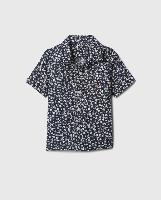 Imagen 0 de Camisa de niño con manga corta y bolsillo delantero