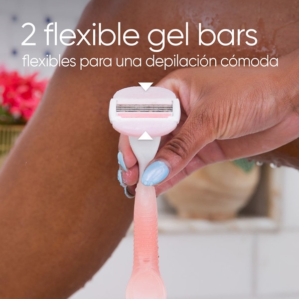 maquinilla depilatoria Comfrotglide Spa Breeze 1 unidad + 2 recambios