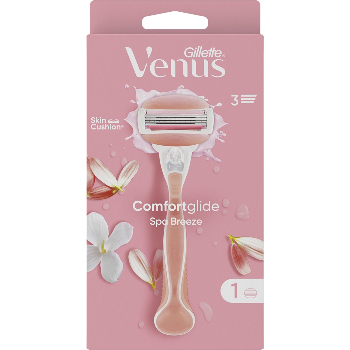 maquinilla depilatoria Comfortglide Spa Breeze blister 1 unidad + 1 recambio