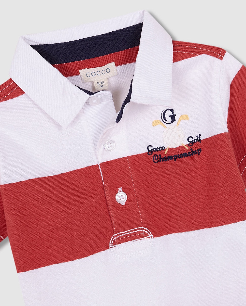 Polo Remendo Golfe Azul-claro-5