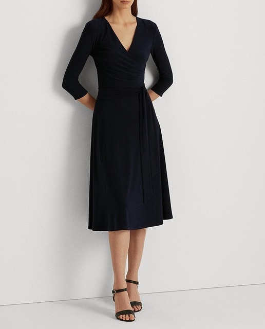 Imagen 0 de Vestido cruzado de punto jersey