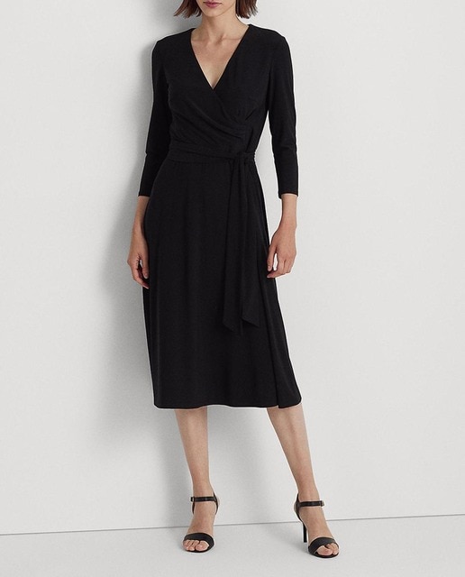 Imagen 0 de Vestido cruzado de punto jersey