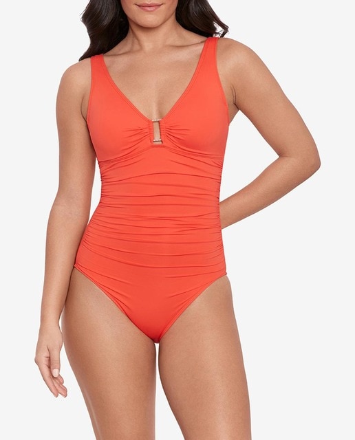 Imagen 0 de Bañador de mujer liso camiseta