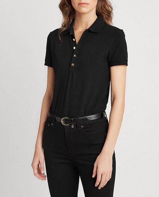 Imagen 0 de Polo de mujer manga corta con logo bordado