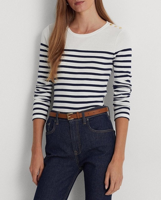 Imagen 0 de Camiseta de mujer de algodón de manga larga