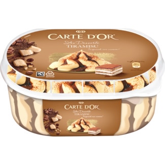 Gelado de Tiramisu embalagem 825 ml - Carte D'or