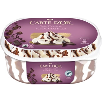 Gelado de Stracciatella embalagem 825 ml - Carte D'or
