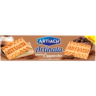 Bolachas Wafer de Cappuccino embalagem 210 g - Artiach Artinata
